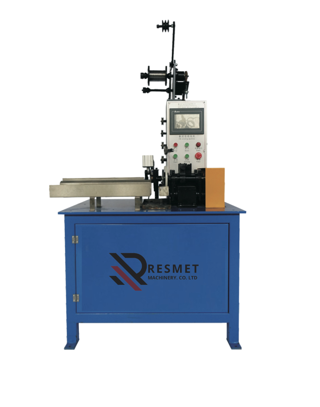 Wire coiling machine