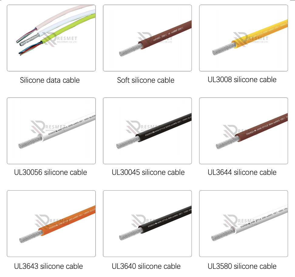 High Temperature Silicone Cable